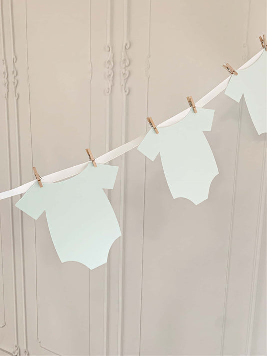 Baby Blue Onesie Banner