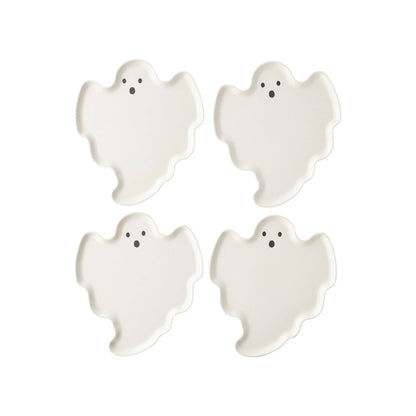 Ghost Plate Set of 4 - Sustainable and Reusable Bamboo Plates