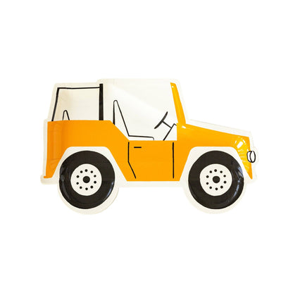 Safari Jeep Shaped Plates