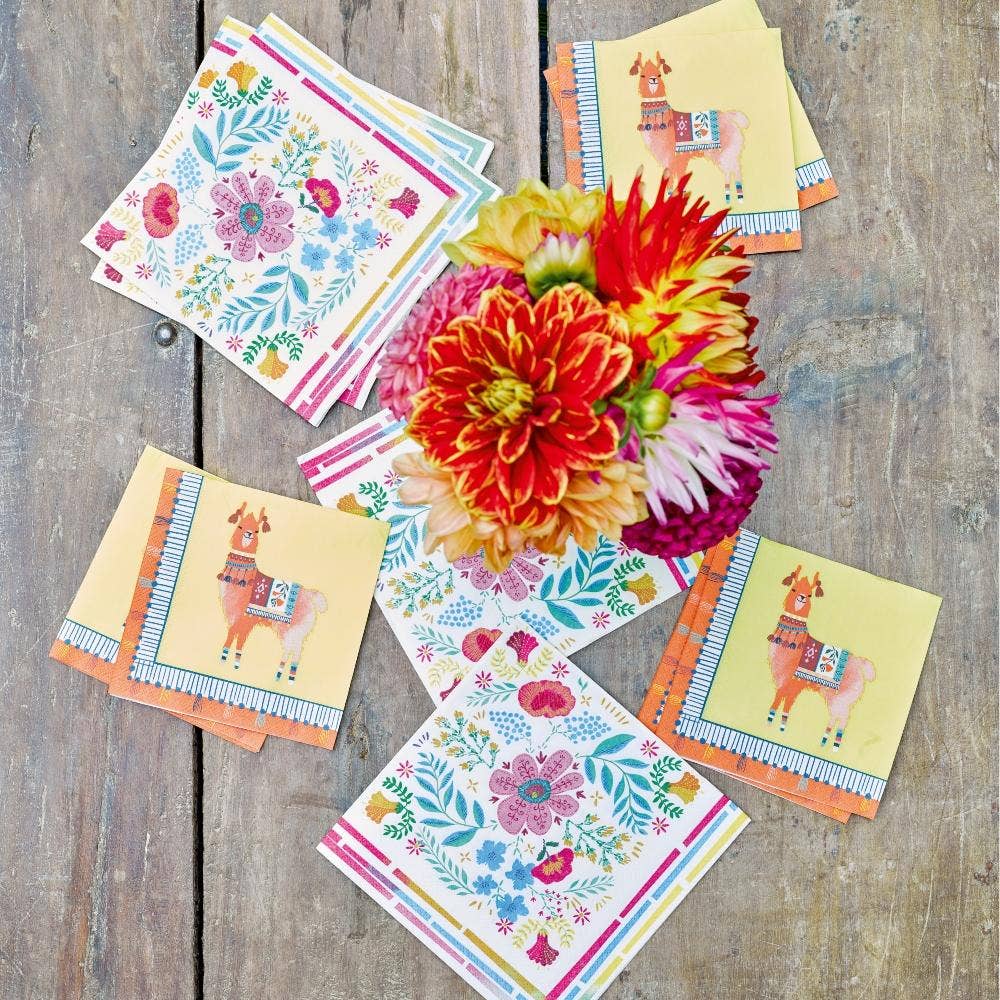 Boho Fiesta Luncheon Napkins