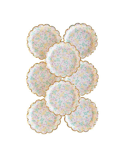 Ditsy Floral Cake Plates