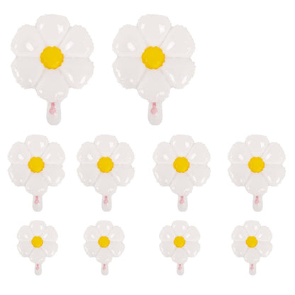 White Daisy Baby Shower Balloon Set