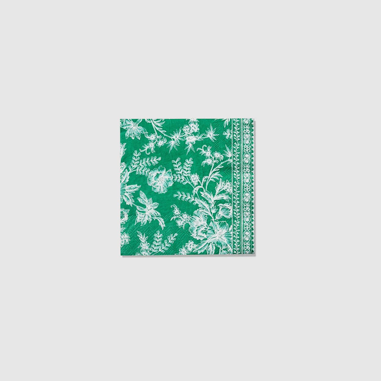 Emerald Toile Cocktail  Napkins