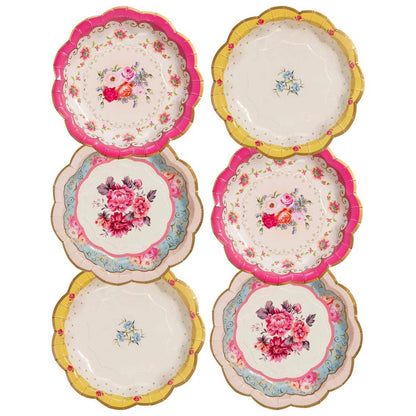 Tea Party Ideas - Floral Paper Plates