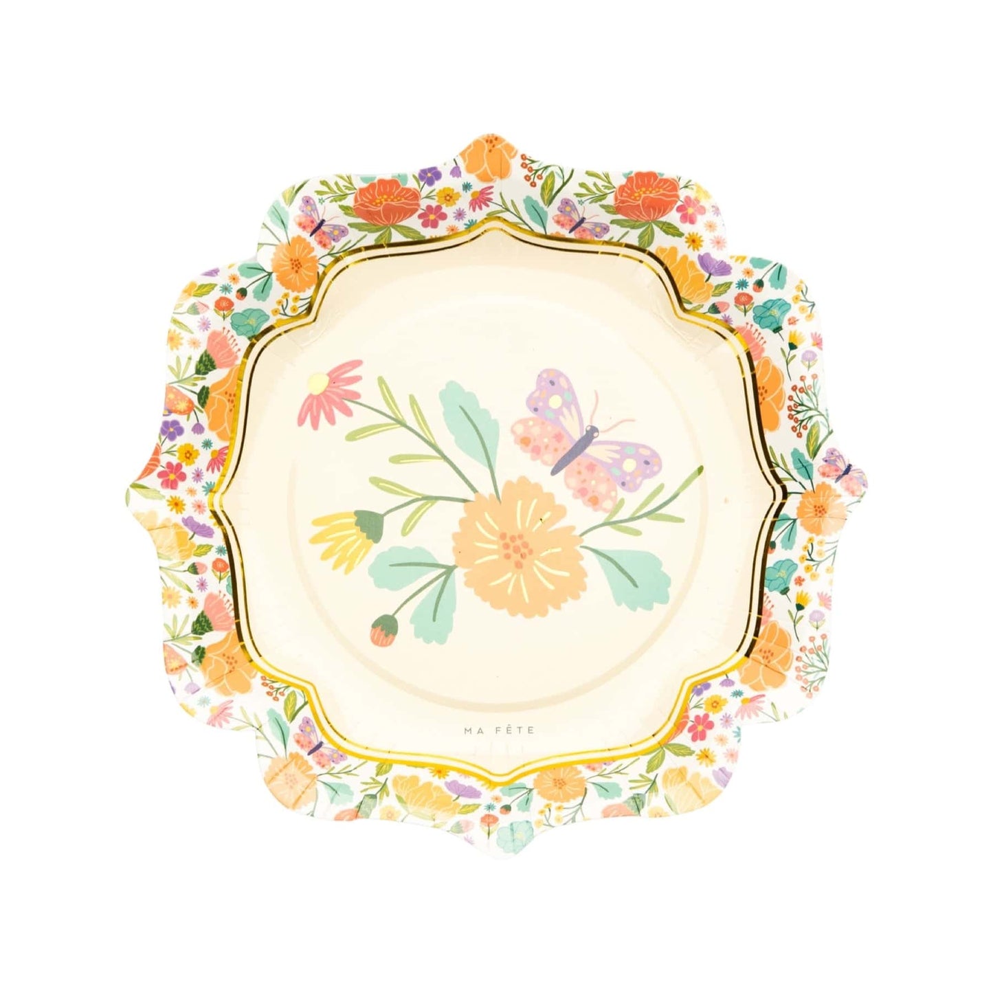 Fancy Tea Party Plates - 4 Designs
