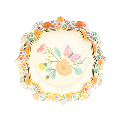 Fancy Tea Party Plates - 4 Designs