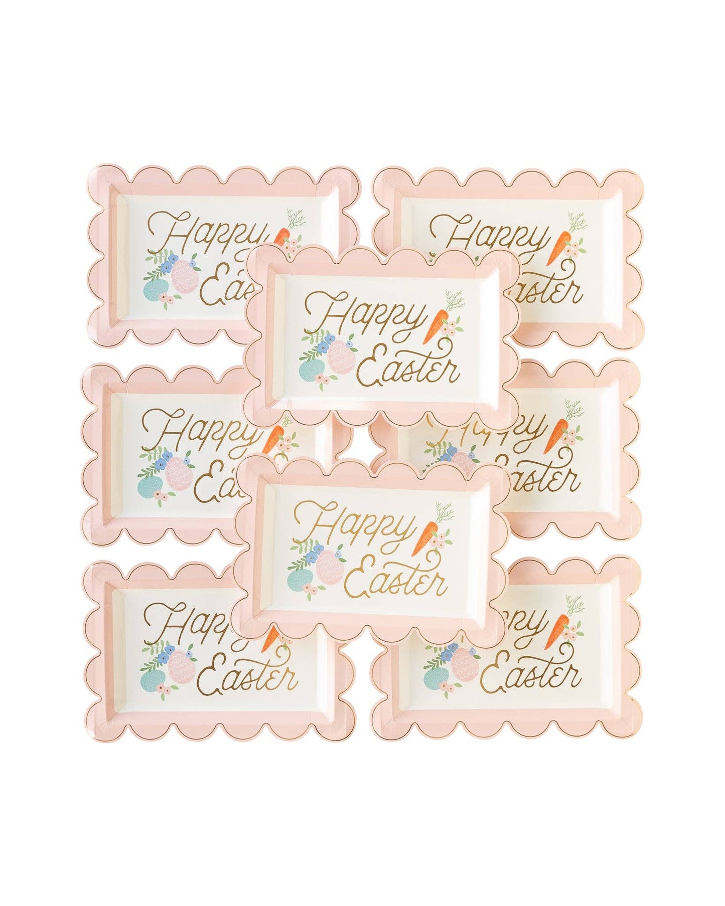 Happy Easter Dessert Plates