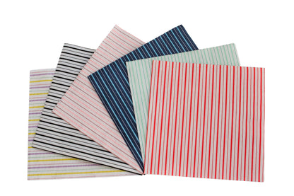 Black and White Striped Napkins