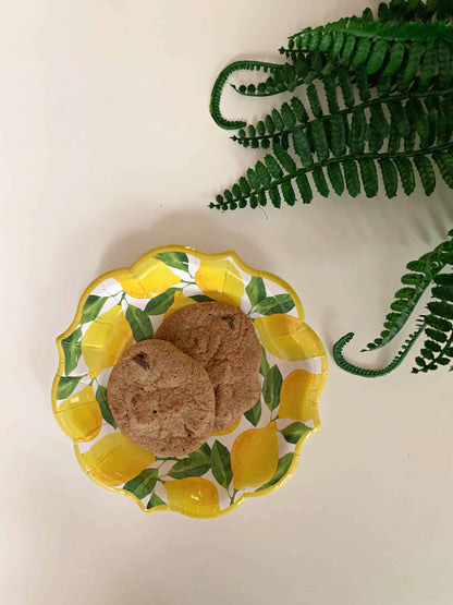 Small Lemon Dessert Plate