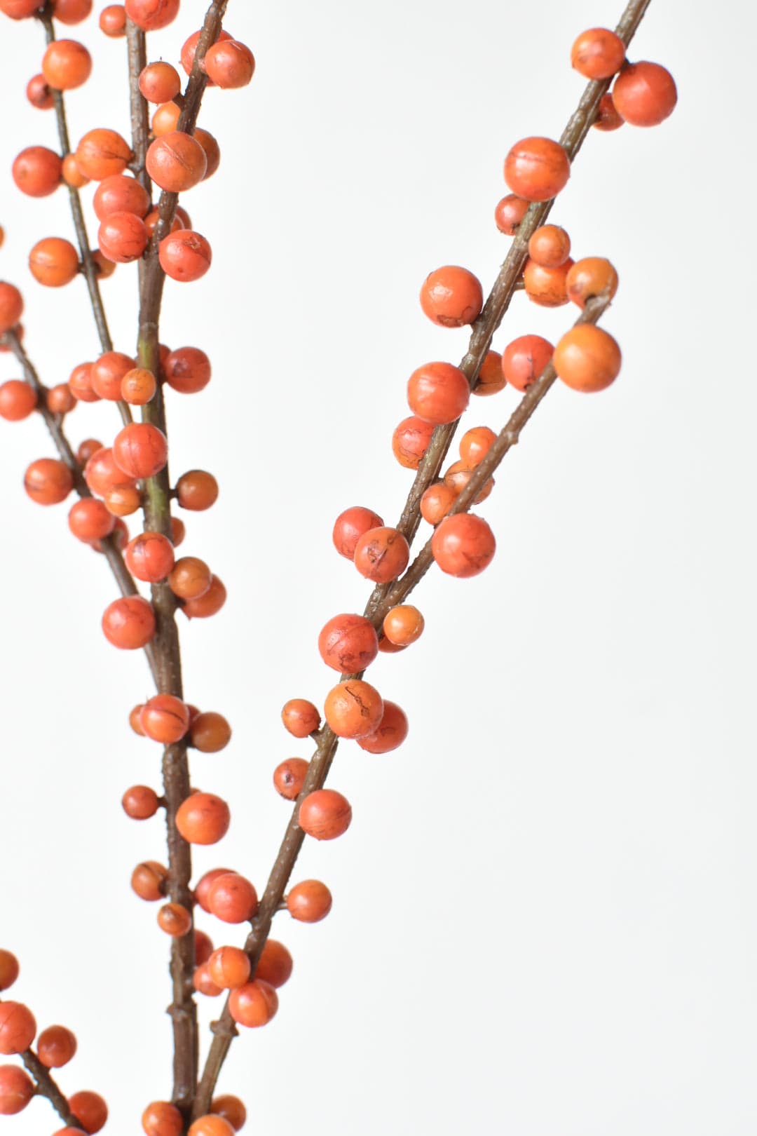 43" Faux Orange Berry Stem for Fall Decor