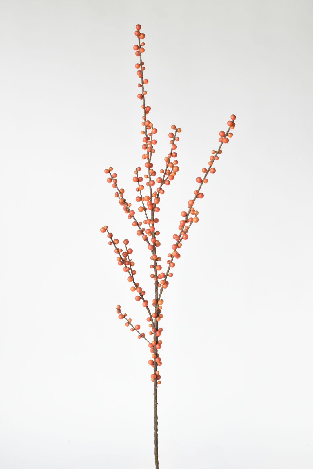 43" Faux Orange Berry Stem for Fall Decor