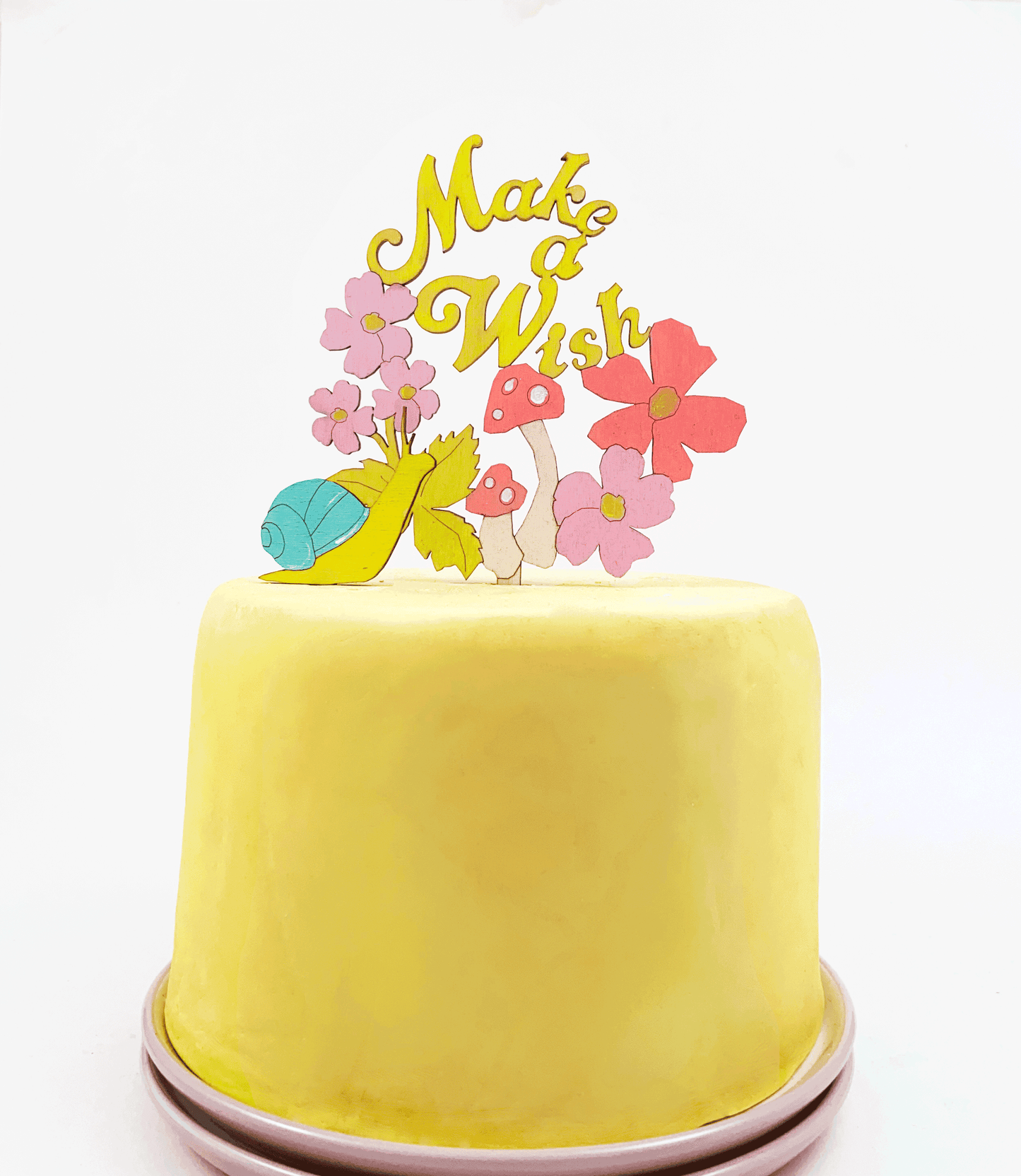 Make a Wish Groovy Mushroom Topper - Sherbet