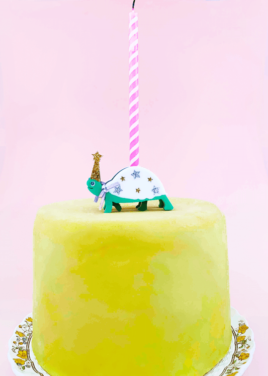 Turtle Birthday Candle Holder