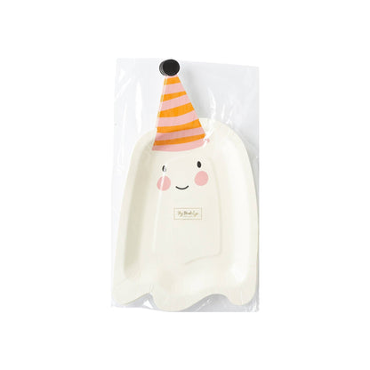Cute Ghost Shaped Paper Plate