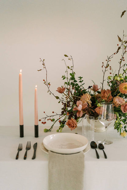 Blush Taper 10 in 100% Beeswax