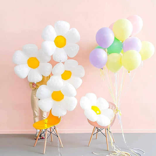 Baby in Bloom - Groovy Daisy Balloons