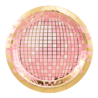 Pink Disco Plates
