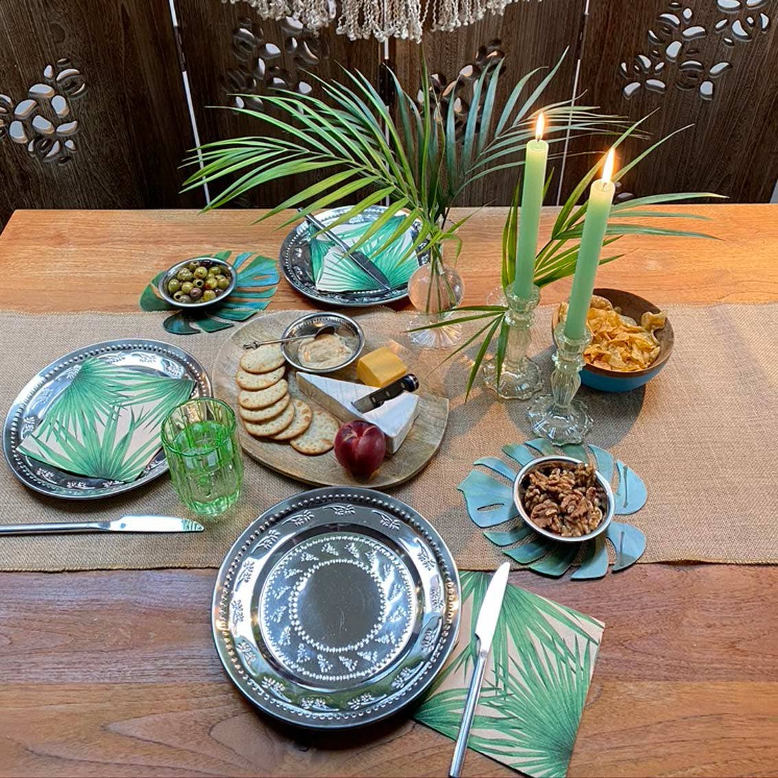 Sage Green Glass Candleholder - Elegant Wedding & Baby Shower Centerpiece Decor