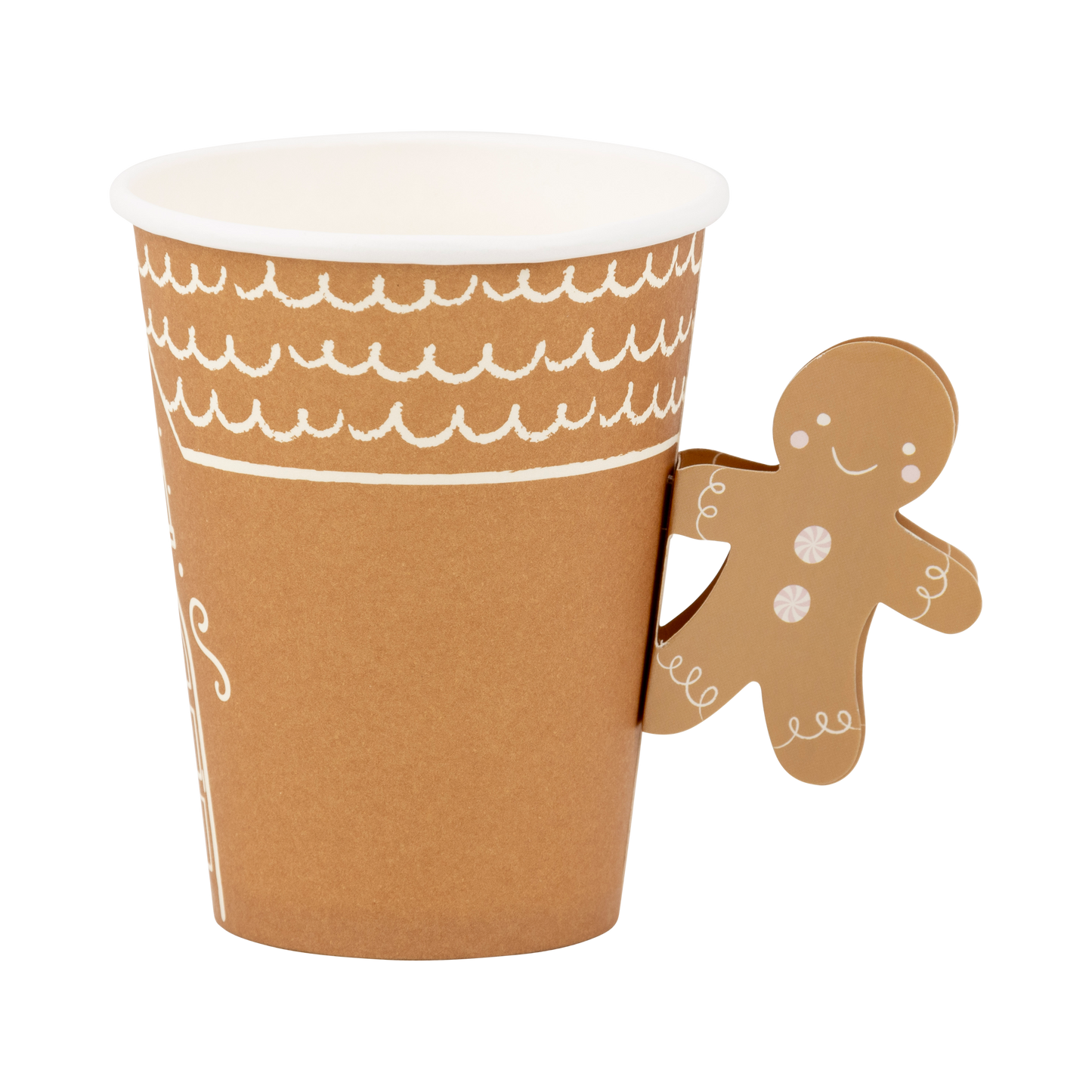 Gingerbread House Paper Holiday Cups