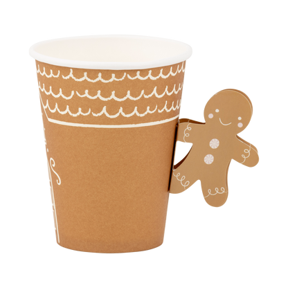 Gingerbread House Paper Holiday Cups