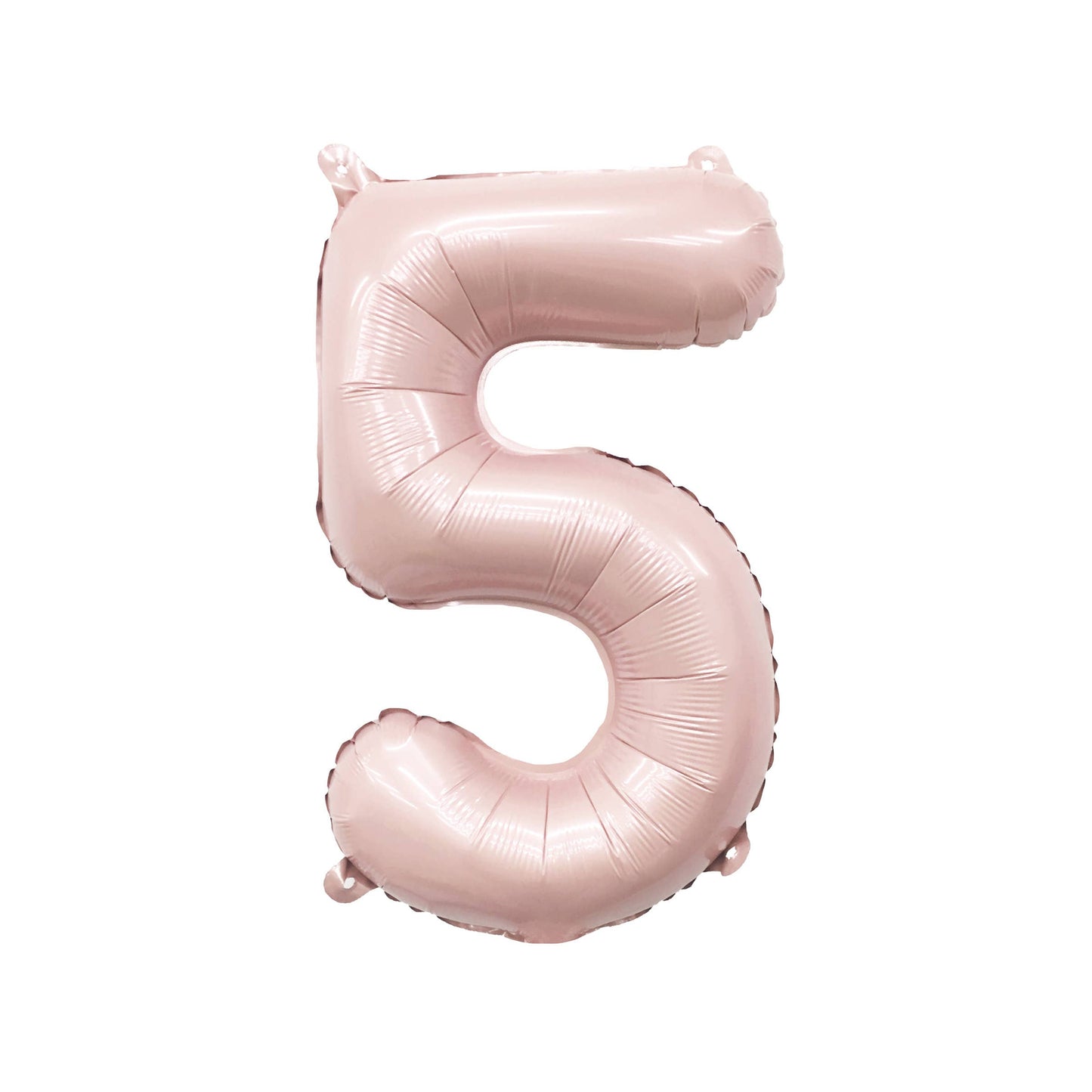 ZERO (0) Barely Blush Mylar Number Balloons (32 Inches)