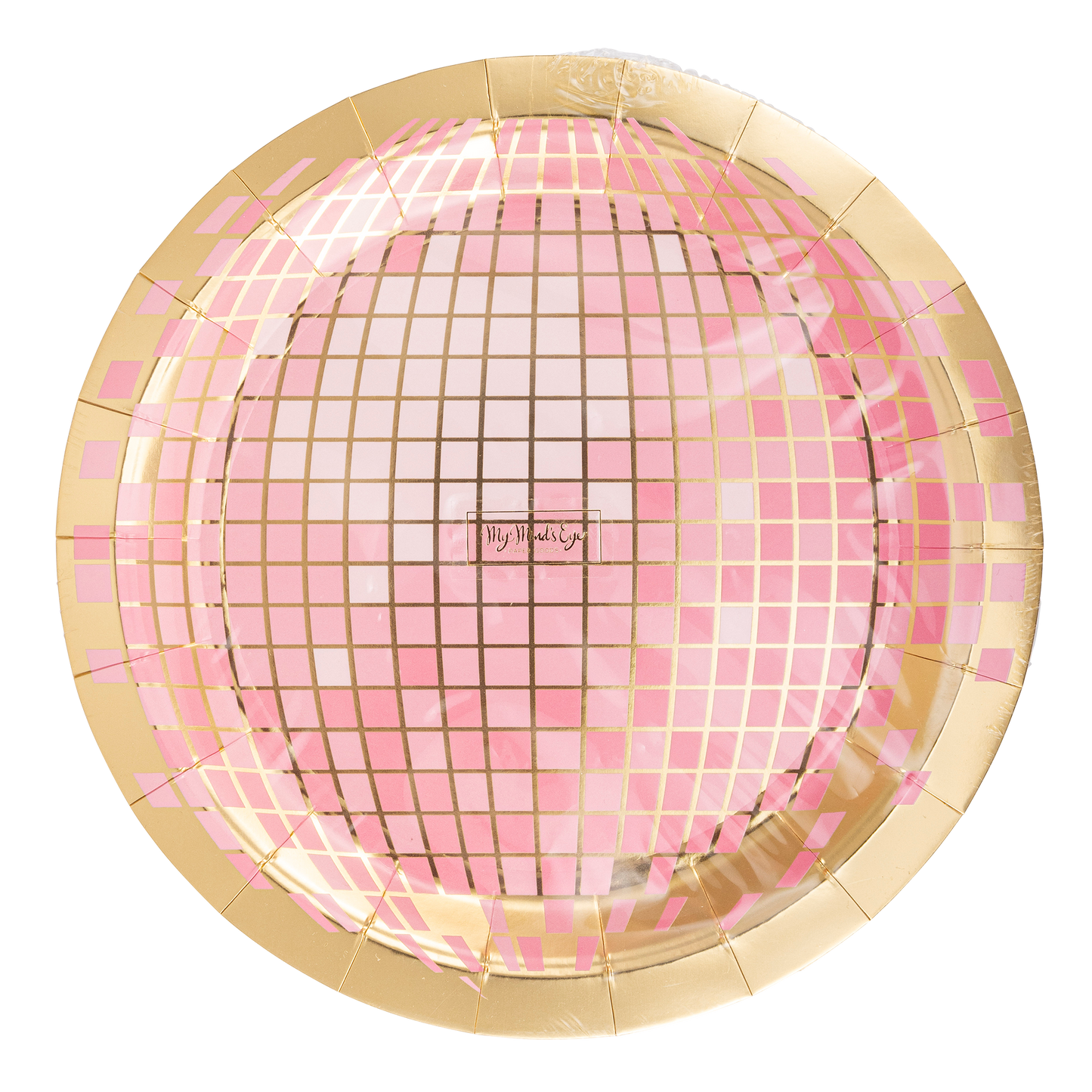 Pink Disco Plates