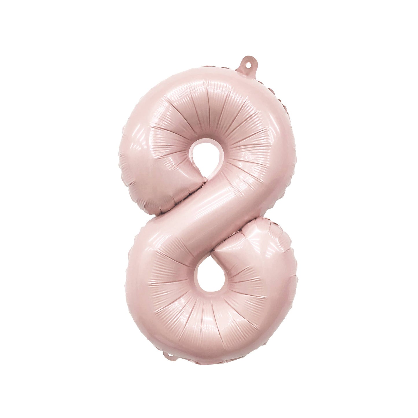 ZERO (0) Barely Blush Mylar Number Balloons (32 Inches)