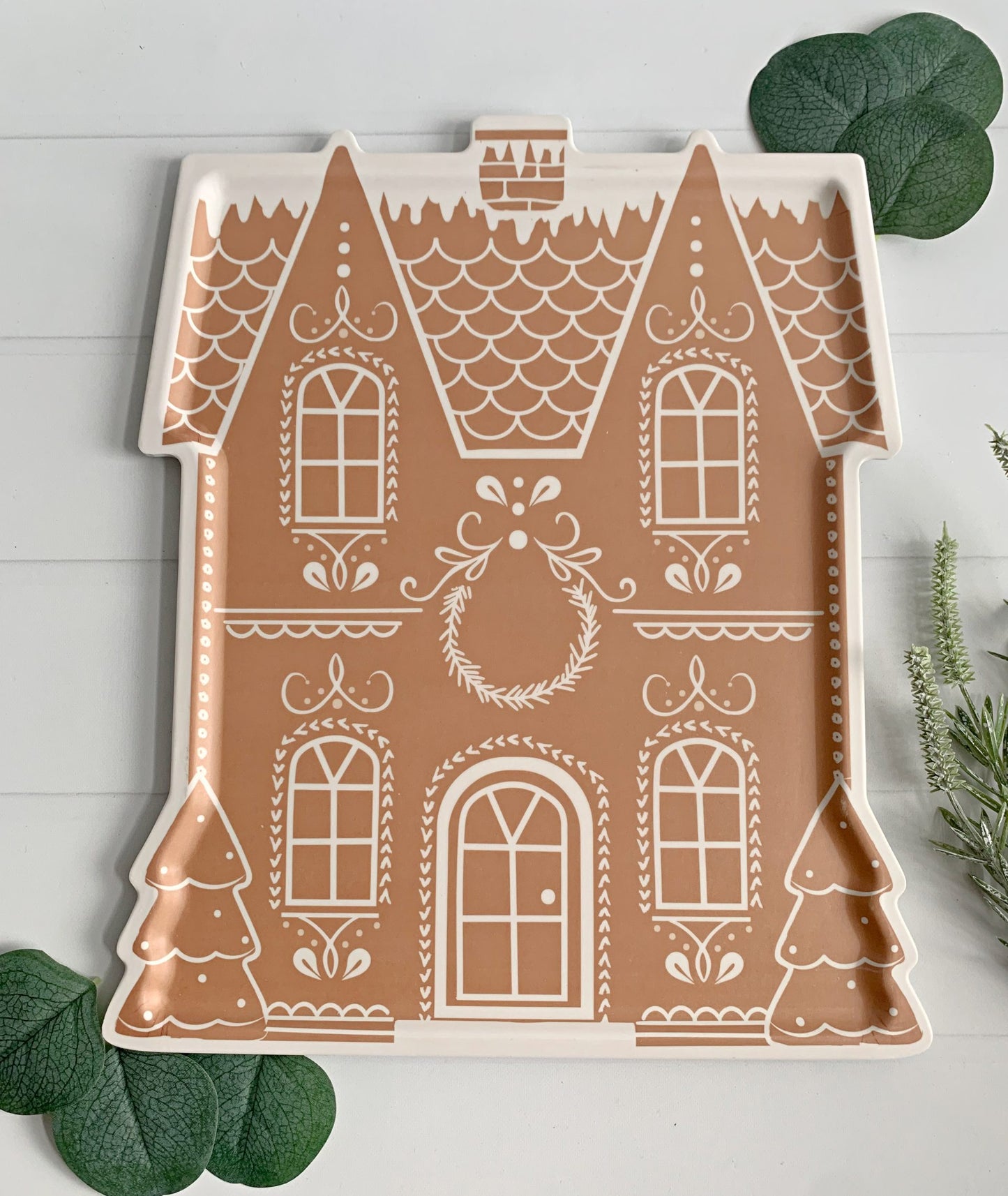 Gingerbread House Bamboo Tray