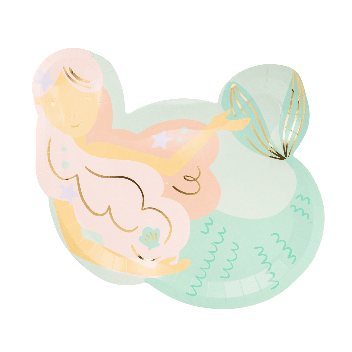 Mermaid Shaped Plate