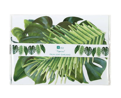 Monstera and Palm Leaf Tropical Garland