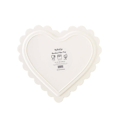 Checkered Heart Shaped Tray
