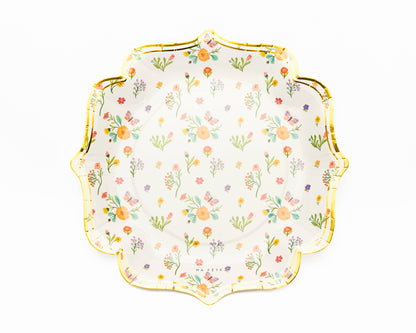 Fancy Tea Party Plates - 4 Designs