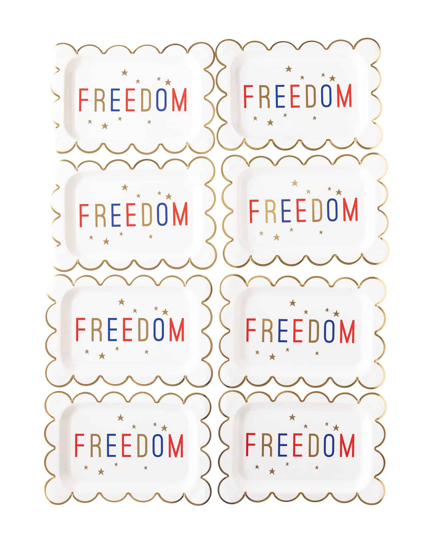 Freedom Scalloped Plate