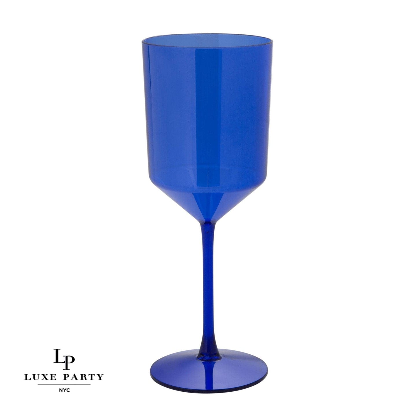 Modern Cobalt Blue Wine Glasses