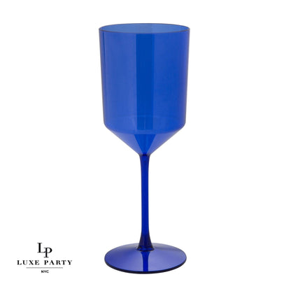 Modern Cobalt Blue Wine Glasses