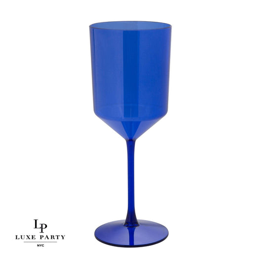 Modern Cobalt Blue Wine Glasses