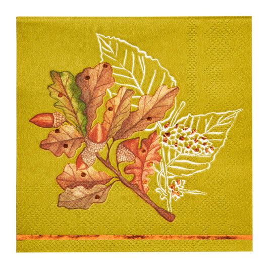 Fall Acorn Cocktail Napkins