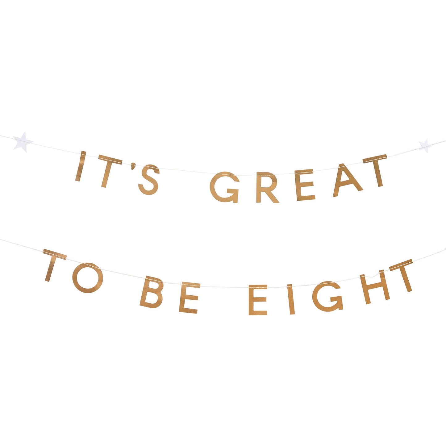 Great to be Eight - 8th Birthday Banner