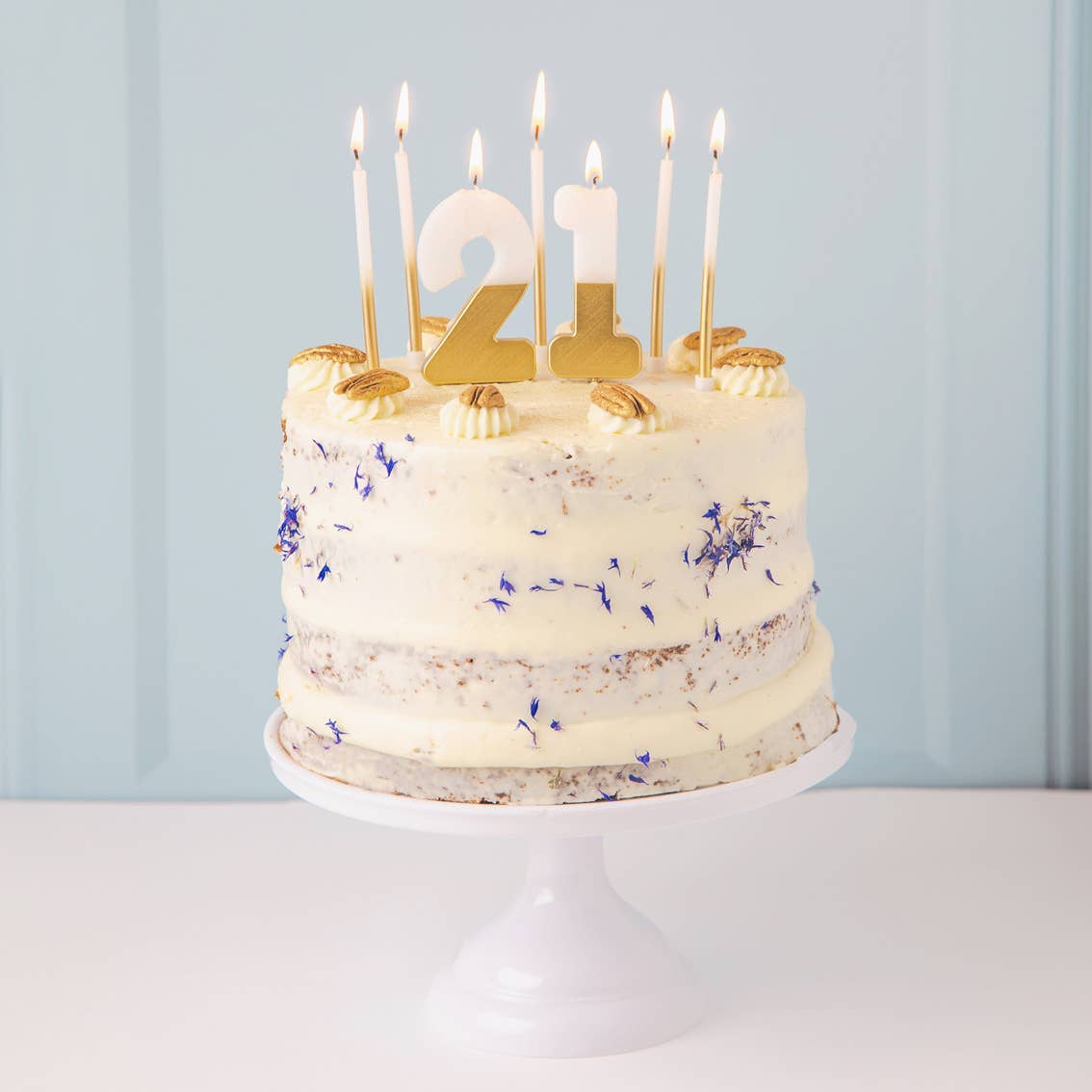 Gold Ombre Birthday Candles