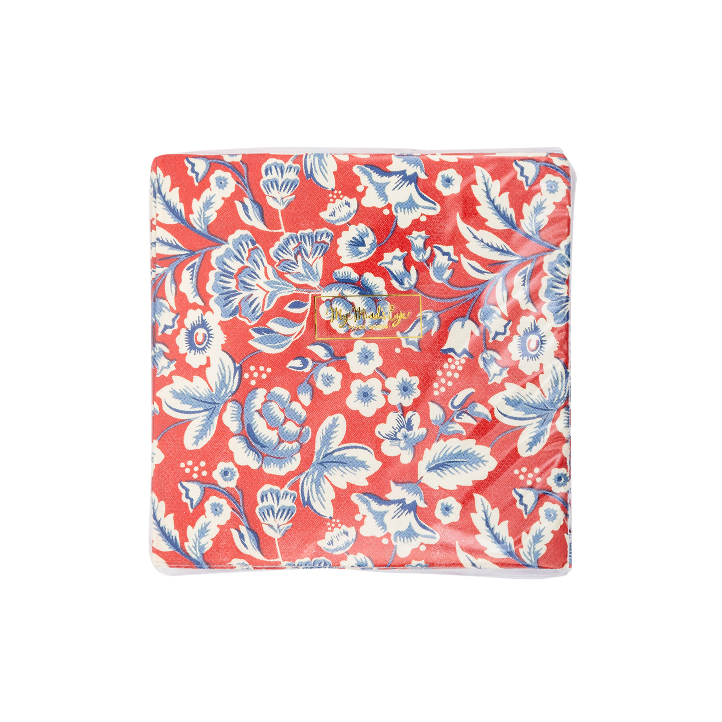 Hamptons Blue Floral Cocktail Napkins