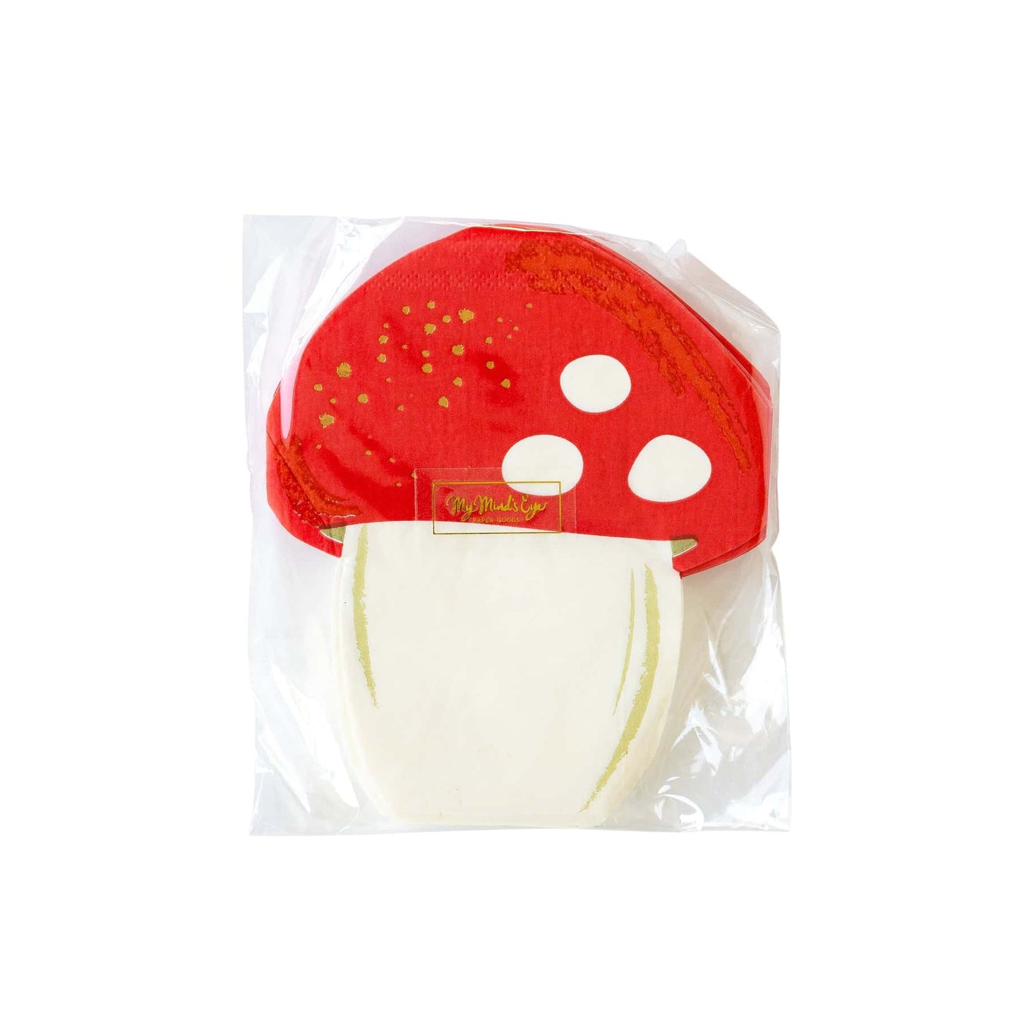 Red Mushroom Shaped Napkins