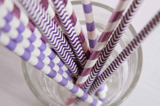 Purple Straws