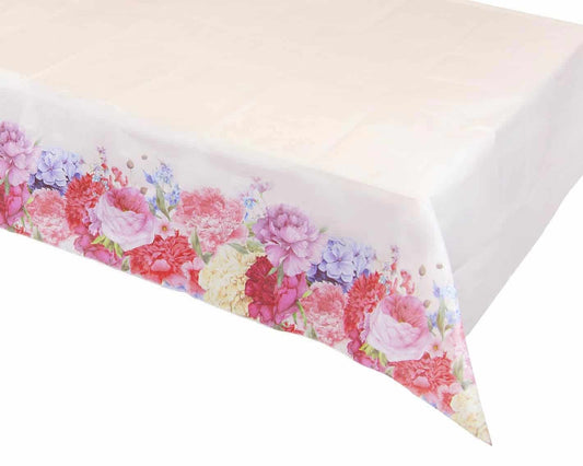 Floral Tea Party Table Cover
