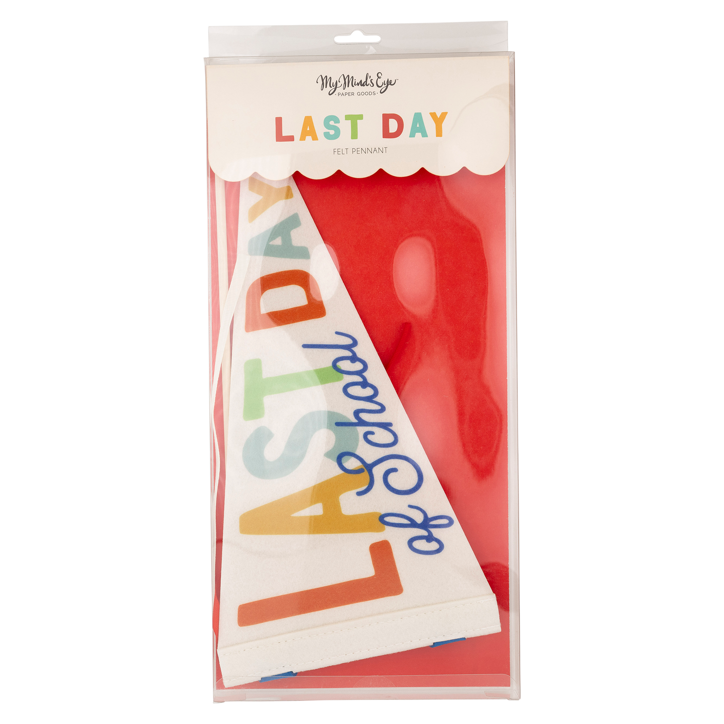 Last Day of School Felt Pennant