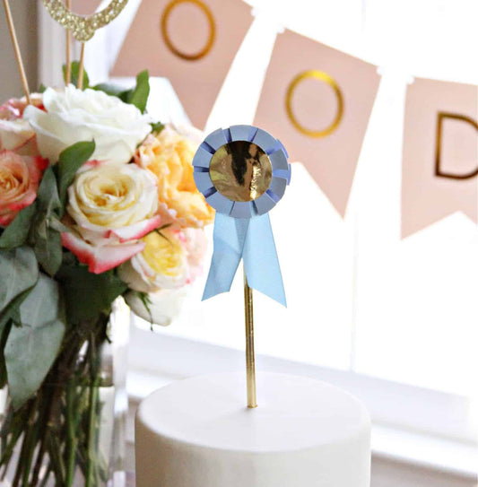 Kentucky Derby Party Horse Show Ribbon Cake Topper