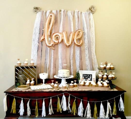 Wedding Balloon Tails or Tassel Garlands