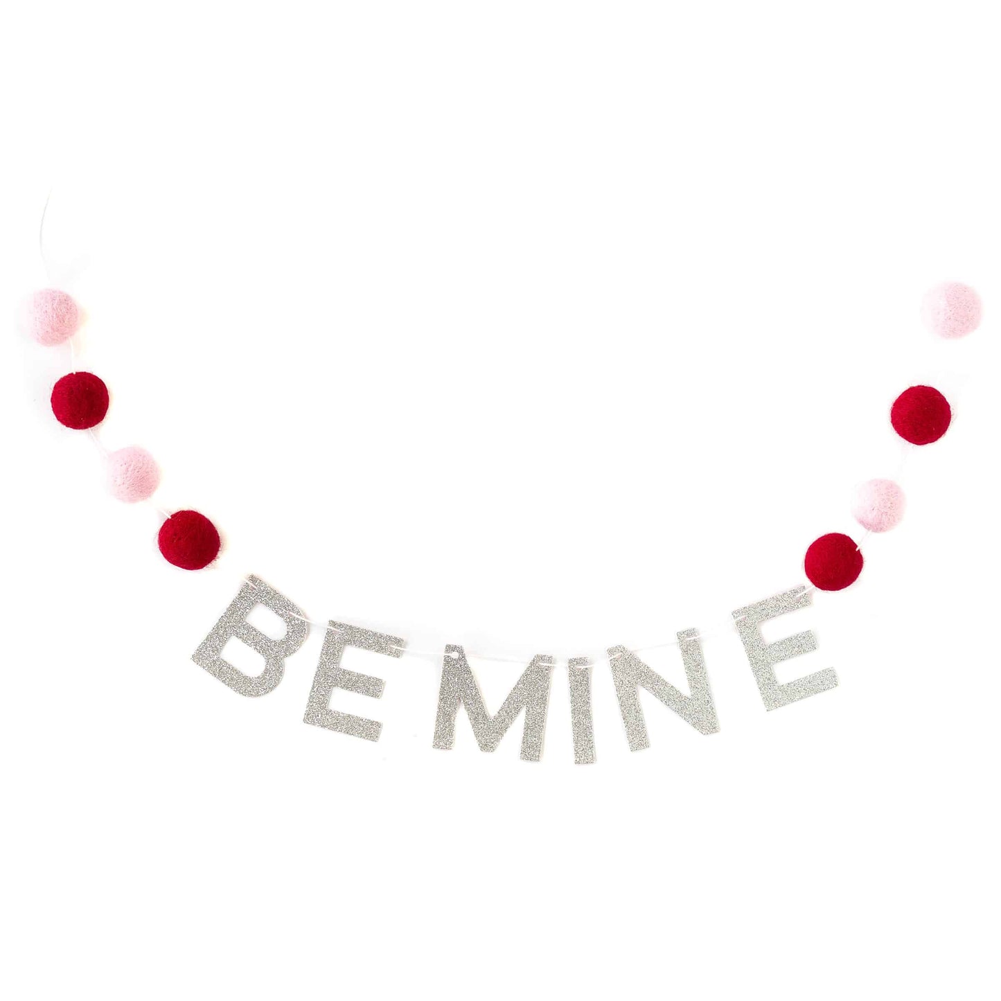 Valentine's Day Be Mine Pom Pom Garland