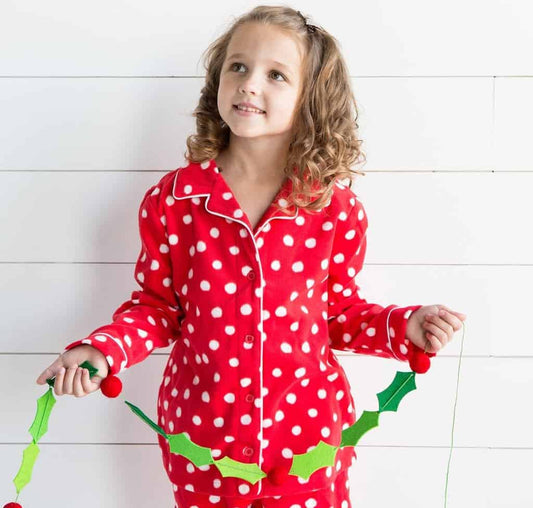 Holly Felt Christmas Banner