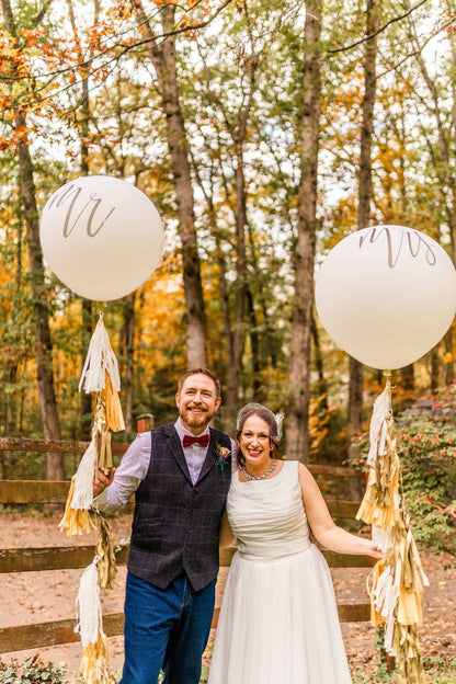 Wedding Balloon Tails or Tassel Garlands