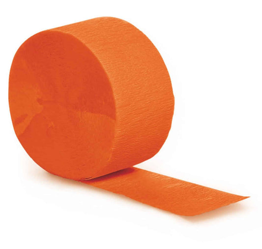 Orange Streamers for Fringe Backdrops